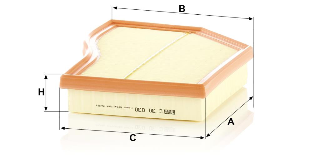 Filtro de ar MANN-FILTER C 30 030