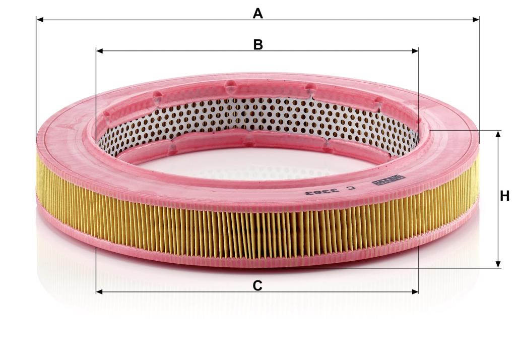 Filtro de ar MANN-FILTER C 3383