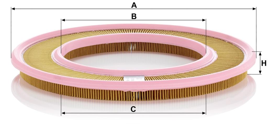 Filtre à air MANN-FILTER C 3555
