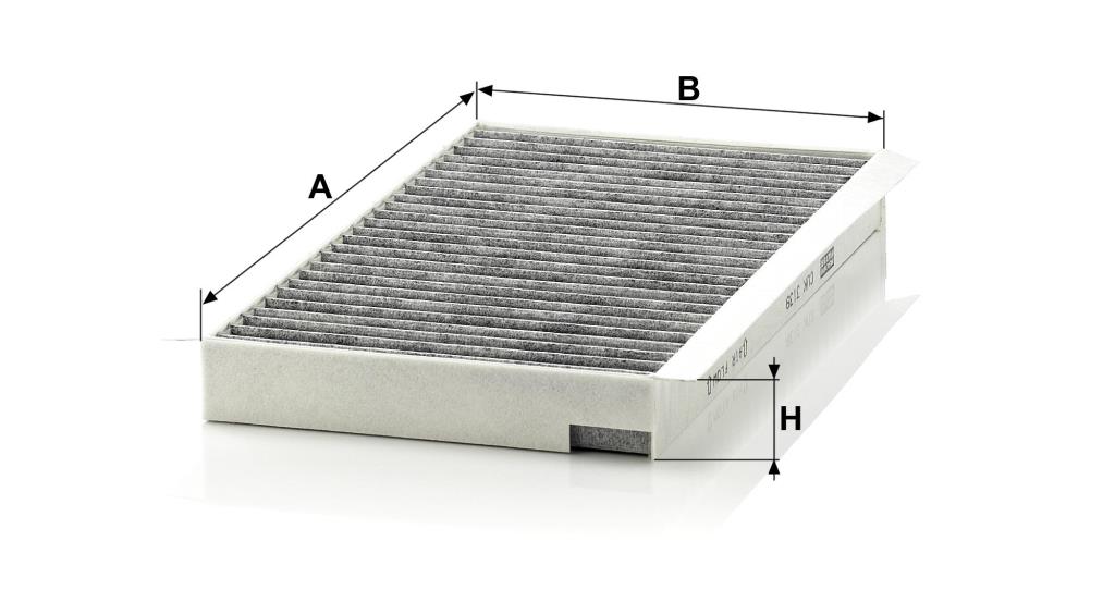 Filtre d'habitacle (Filtre à pollen) MANN-FILTER ref. CUK 3139