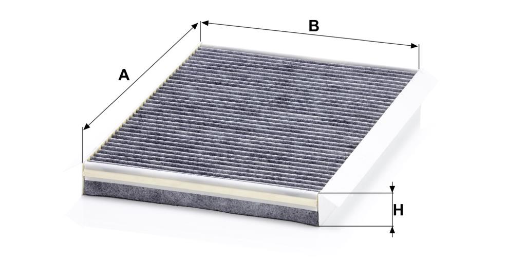 Filtre d'habitacle (Filtre à pollen) MANN-FILTER ref. CUK 3780