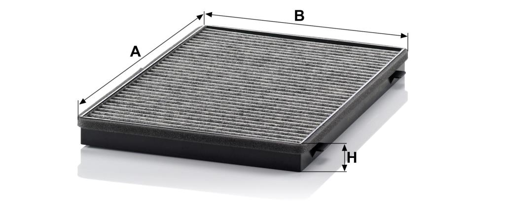 Filtre d'habitacle (Filtre à pollen) MANN-FILTER ref. CUK 3943