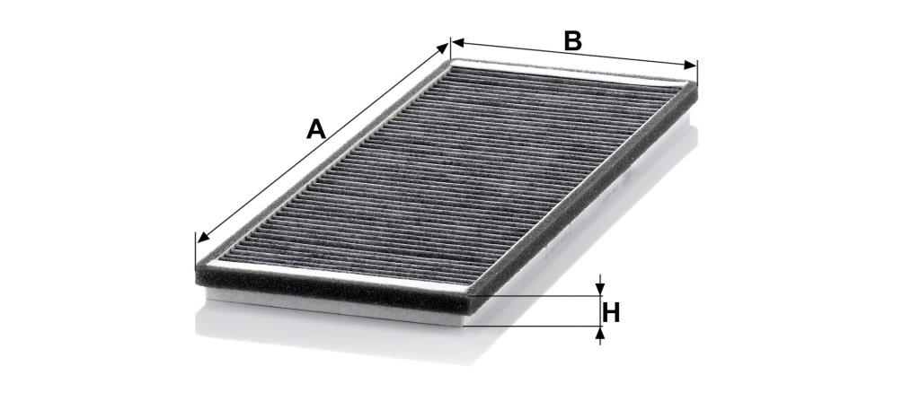 Filtre d'habitacle (Filtre à pollen) MANN-FILTER ref. CUK 4251