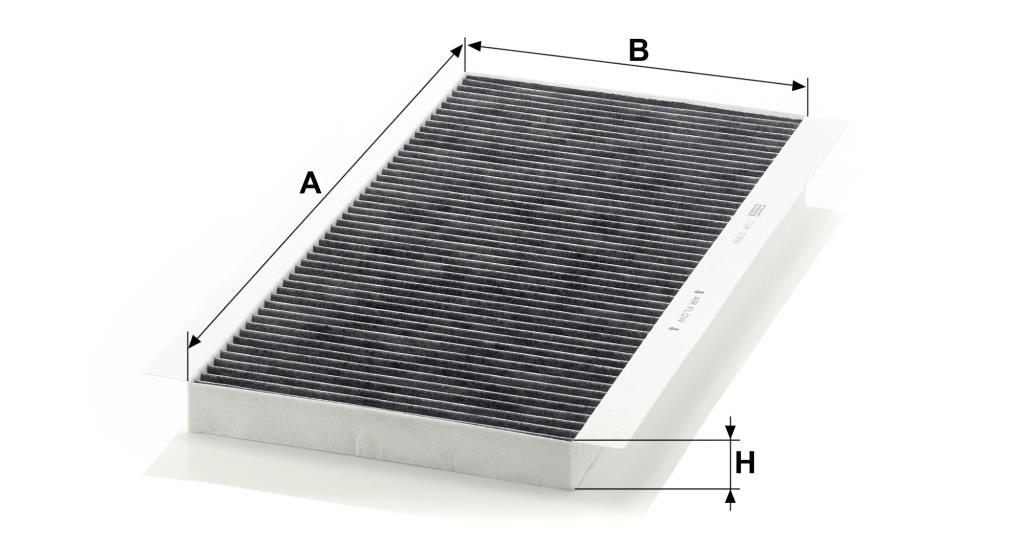 Filtre d'habitacle (Filtre à pollen) MANN-FILTER ref. CUK 5366