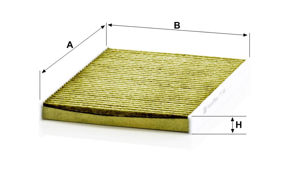 Filtre d'habitacle (Filtre à pollen) MANN-FILTER ref. FP 2436