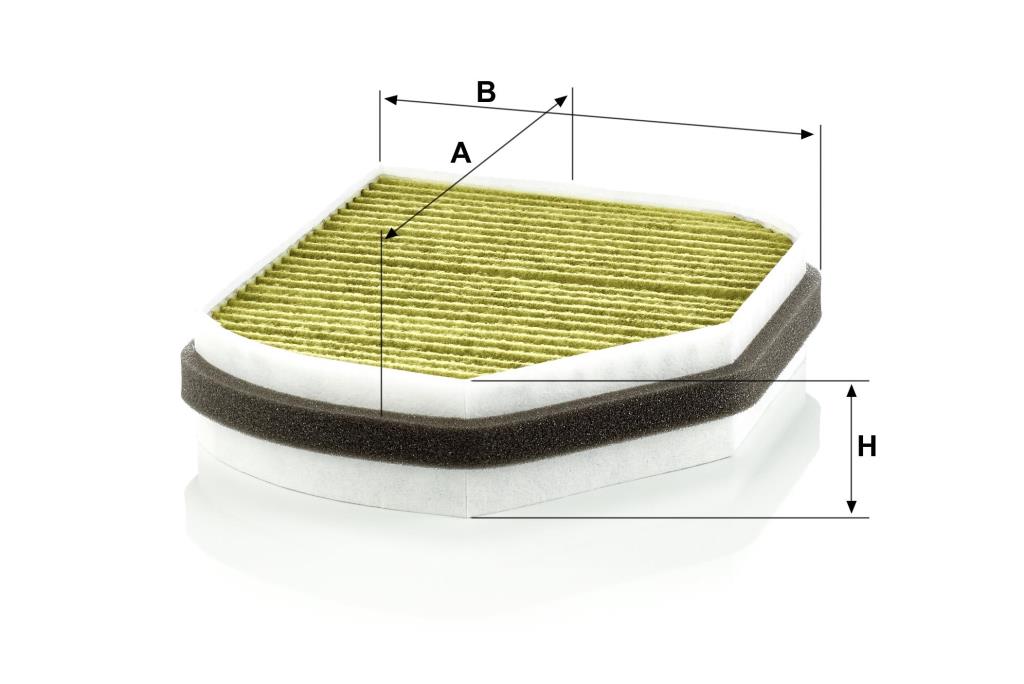 Filtre d'habitacle (Filtre à pollen) MANN-FILTER ref. FP 2897