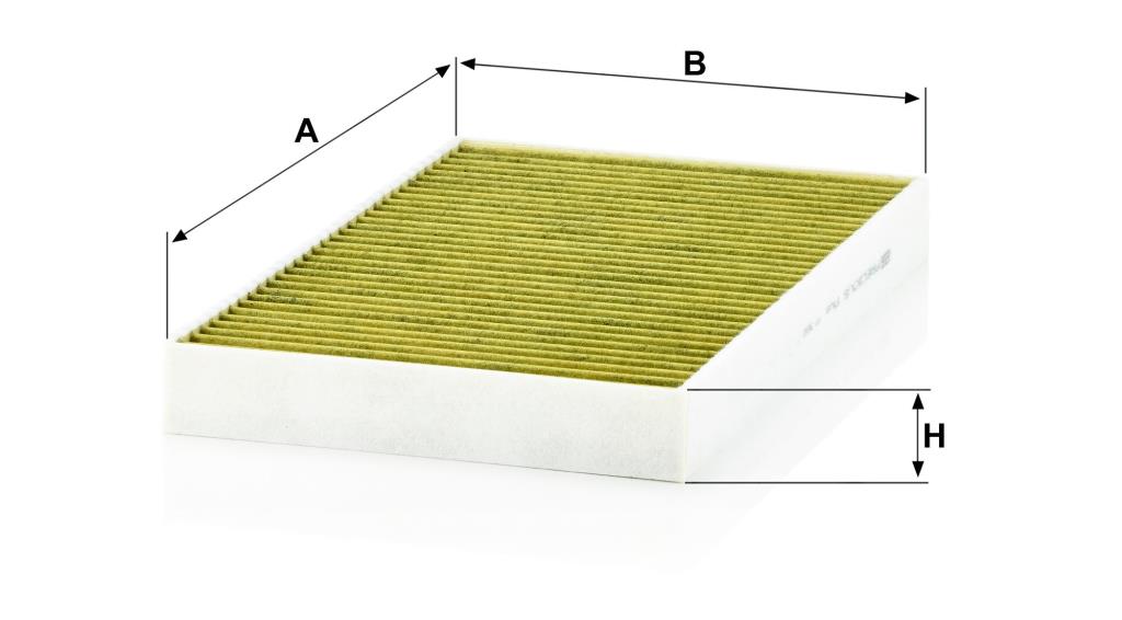 Filtre d'habitacle (Filtre à pollen) MANN-FILTER  ref. FP 3540