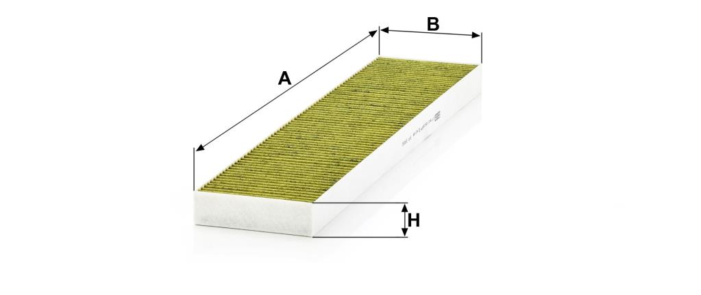 Filtre d'habitacle (Filtre à pollen) MANN-FILTER ref. FP 5480