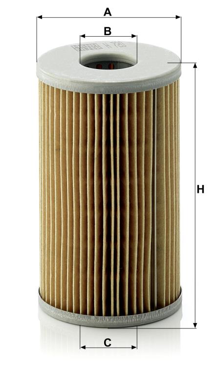 Filtre à huile MANN-FILTER H 720 x