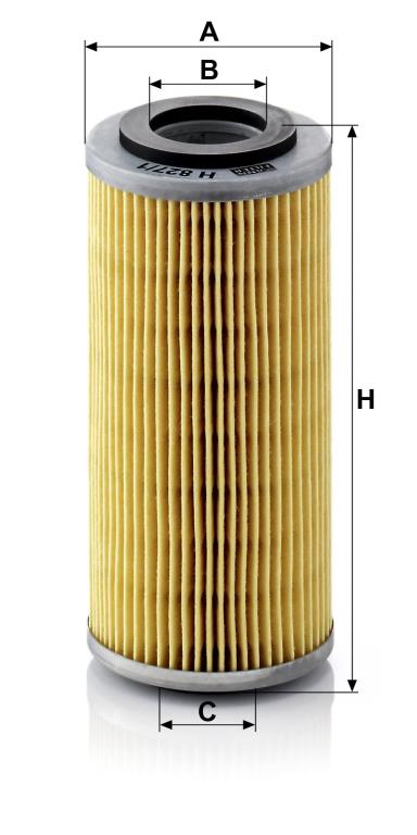 Filtre à huile MANN-FILTER H 827/1 n