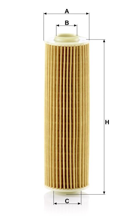 Filtre à huile MANN-FILTER HU 514 y