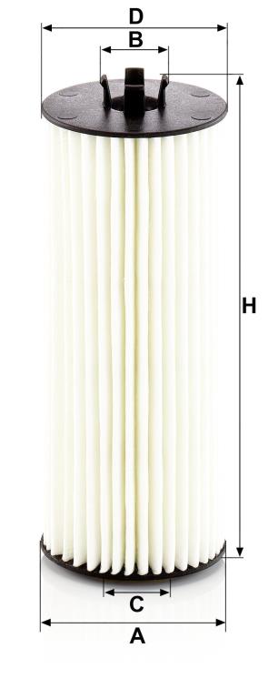 Filtre à huile MANN-FILTER ref. HU 6008/1 z