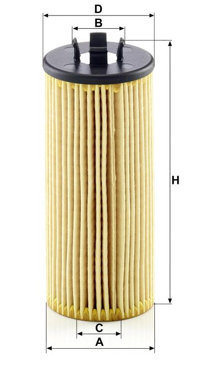 Filtre à huile MANN-FILTER ref. HU 6015 Z KIT