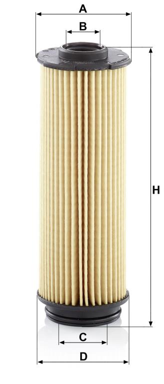 Filtre à huile MANN-FILTER ref. HU 6022 Z