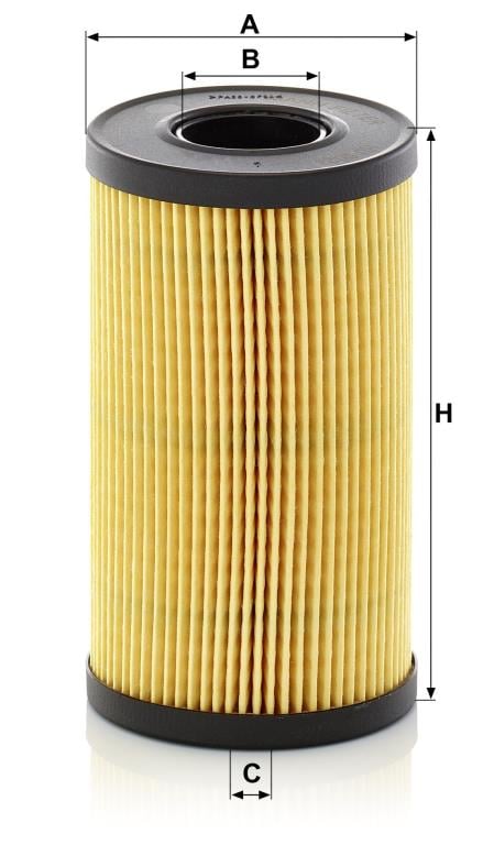 Filtre à huile MANN-FILTER HU 6024 z