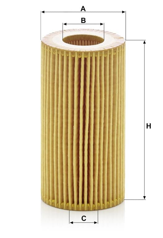 Filtro de aceite MANN-FILTER ref. HU 7012 Z