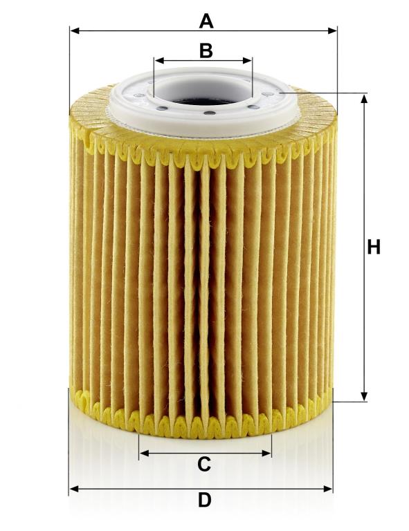 Filtro de aceite MANN-FILTER ref. HU 7032 z