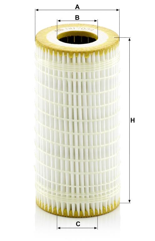 Filtre à huile MANN-FILTER ref. HU 7034 z