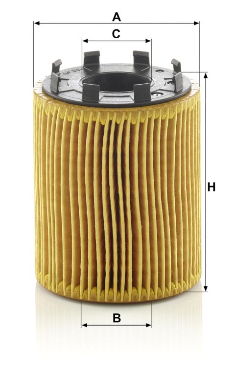 Filtro de aceite MANN-FILTER ref. HU 7041 z