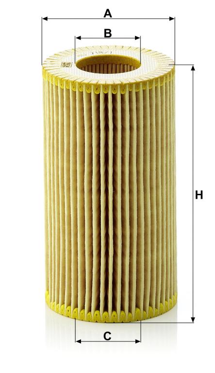 Filtro de aceite MANN-FILTER ref. HU 718/1 n