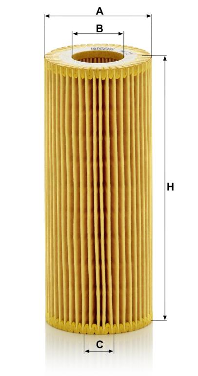 Filtre à huile MANN-FILTER ref. HU 722 y