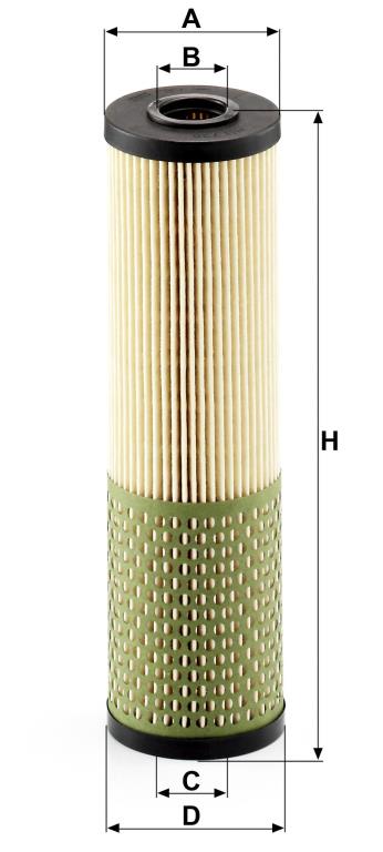 Filtro de óleo MANN-FILTER HU 736 x