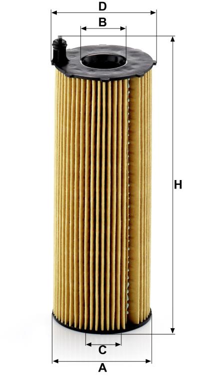 Filtre à huile MANN-FILTER HU 8003 x
