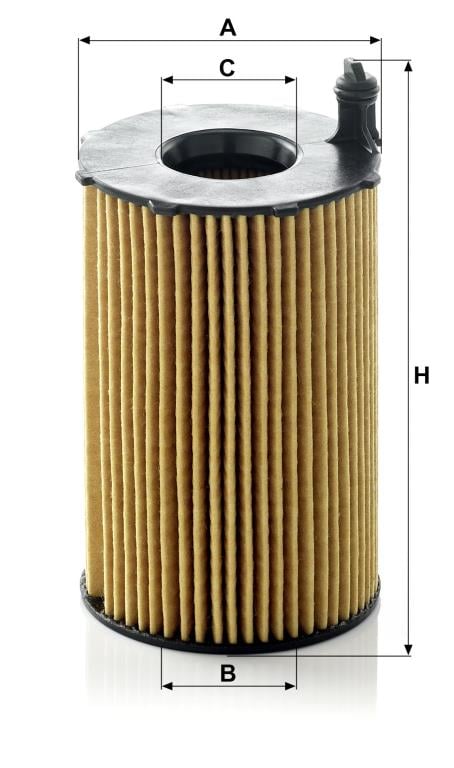 Filtro de aceite MANN-FILTER HU 8005 z