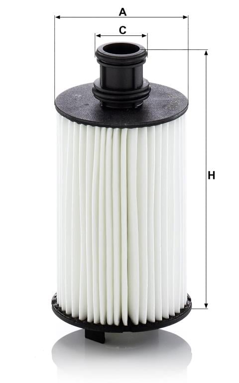 Filtro de aceite MANN-FILTER HU 8008 z