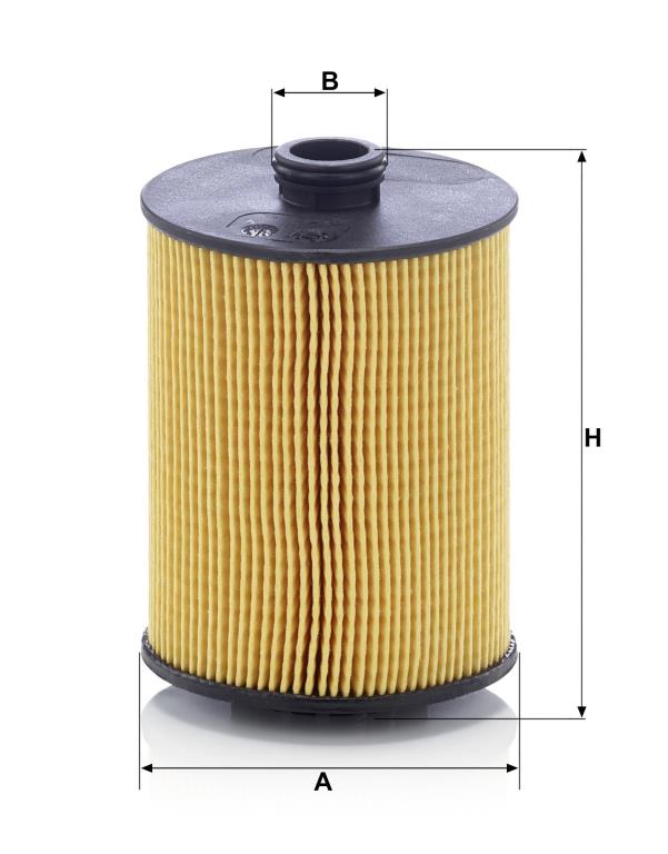 Filtre à huile MANN-FILTER HU 8009 Z