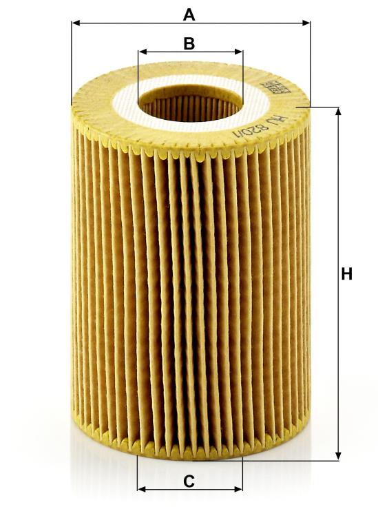 Filtre à huile MANN-FILTER ref. HU 820/1 y