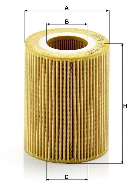 Filtre à huile MANN-FILTER HU 826 x
