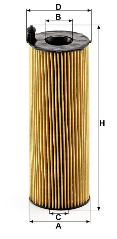 Filtre à huile MANN-FILTER ref. HU 831 x