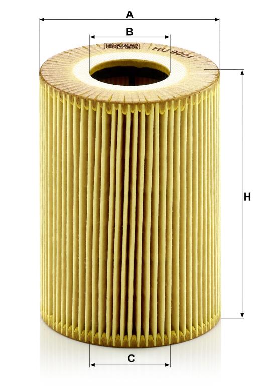 Filtre à huile MANN-FILTER ref. HU 9001 x