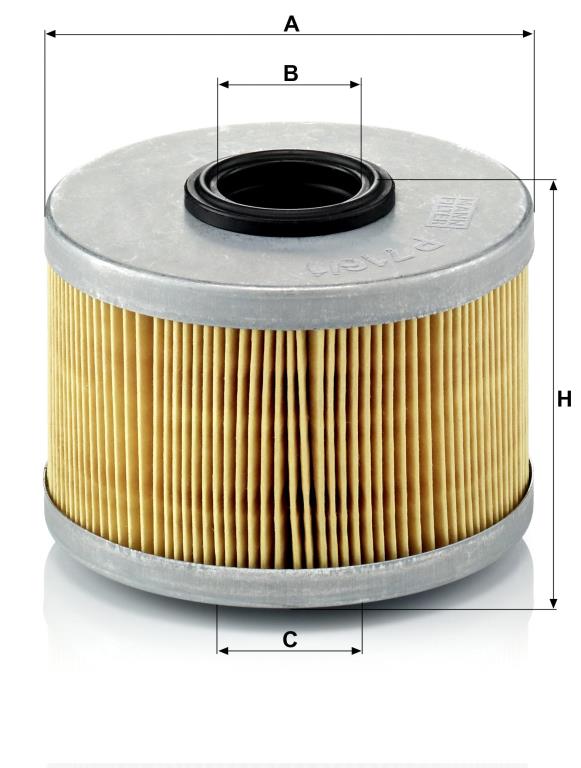 Filtre à carburant (Filtre à gasoil) MANN-FILTER ref. P 716/1 x