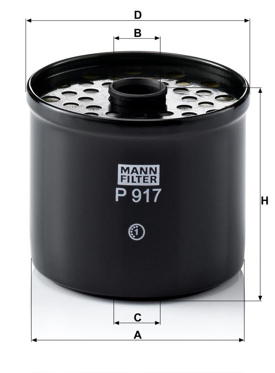 Filtre à carburant (Filtre à gasoil) MANN-FILTER ref. P 917 x