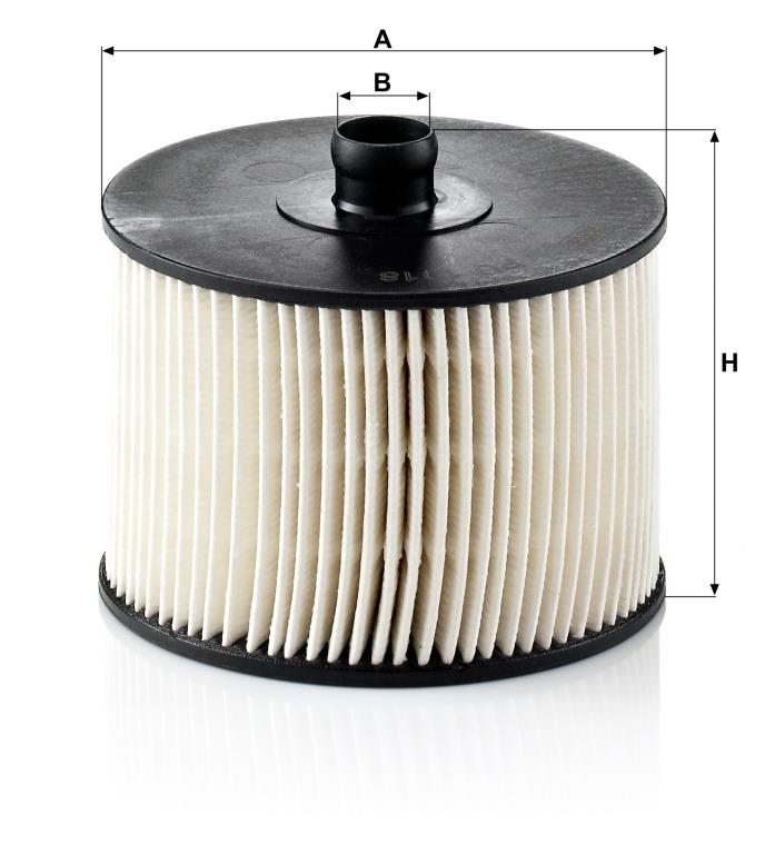Filtre à carburant (Filtre à gasoil) MANN-FILTER ref. PU 1018 x