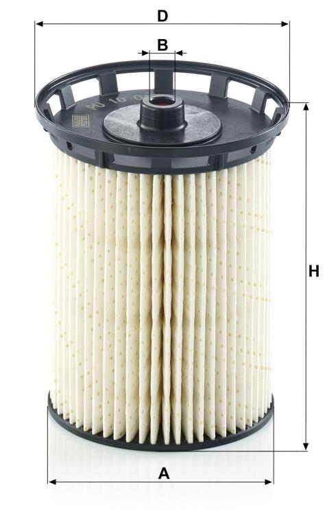 Filtre à carburant (Filtre à gasoil) MANN-FILTER ref. PU 10 010 Z