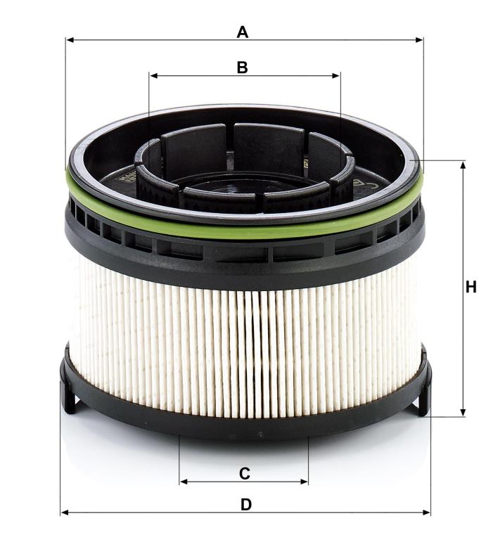 Filtre à carburant (Filtre à gasoil) MANN-FILTER PU 11 002 Z KIT