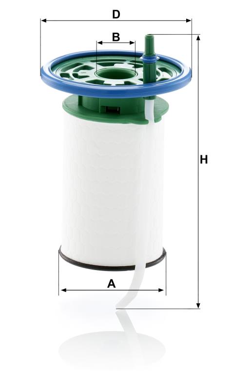 Filtre à carburant (Filtre à gasoil) MANN-FILTER PU 7015
