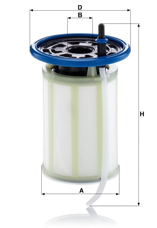 Filtre à carburant (Filtre à gasoil) MANN-FILTER PU 7019
