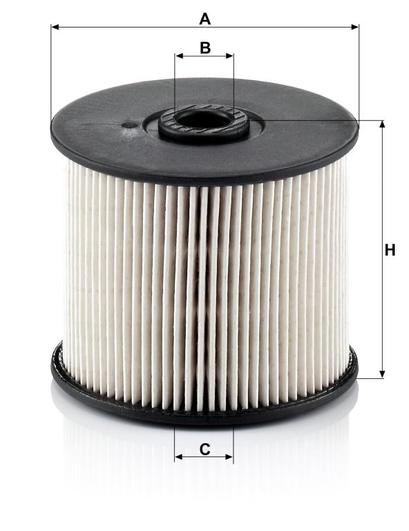 Filtre à carburant (Filtre à gasoil) MANN-FILTER ref. PU 830 x