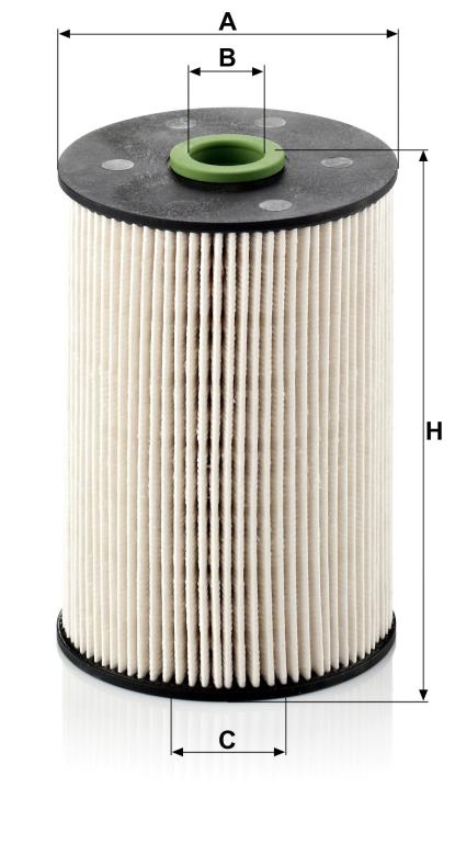 Filtre à carburant (Filtre à gasoil) MANN-FILTER ref. PU 936/1 x