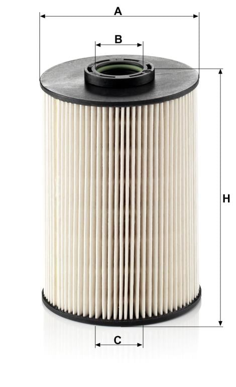 Filtre à carburant (Filtre à gasoil) MANN-FILTER ref. PU 937 x