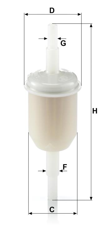 Filtro combustible MANN-FILTER ref. WK 31/2 (10)