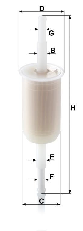 Filtro combustible MANN-FILTER ref. WK 32 (10)