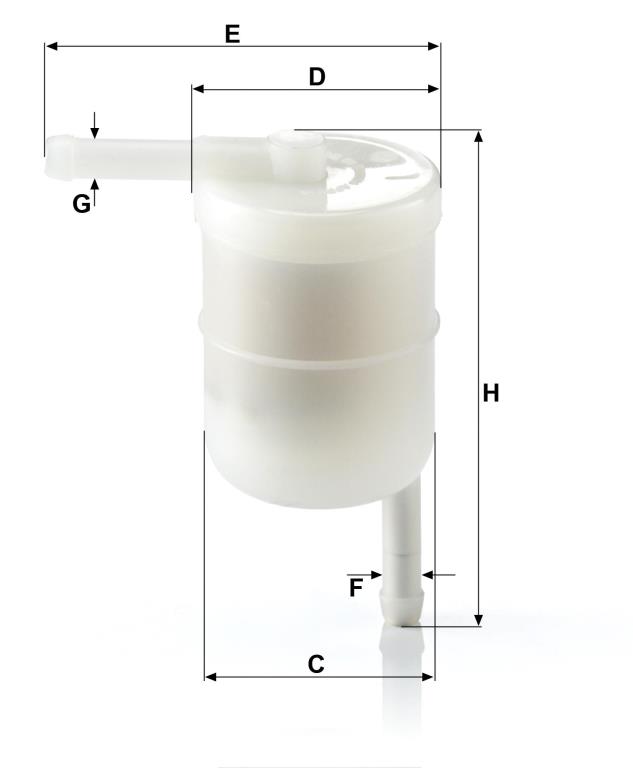 Filtre à carburant (Filtre à gasoil) MANN-FILTER ref. WK 42/12