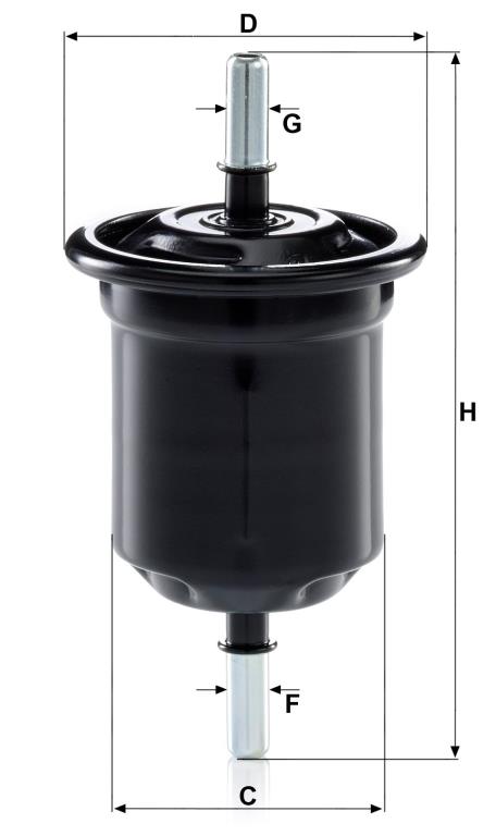Filtro combustible MANN-FILTER ref. WK 6013