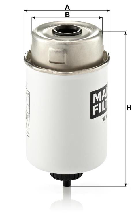 Filtro de combustível MANN-FILTER WK 8015