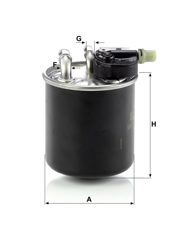Filtre à carburant (Filtre à gasoil) MANN-FILTER ref. WK 820/14